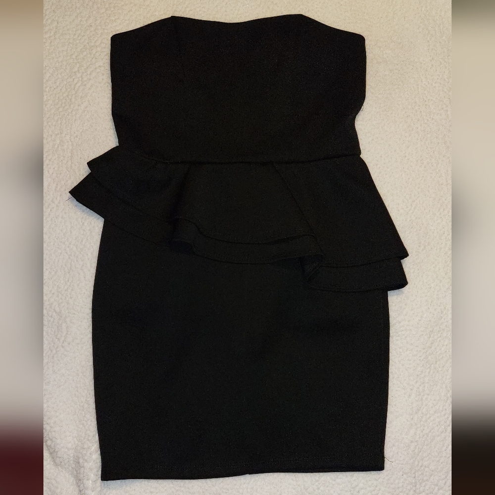 NWT Brat Star black sleeveless mini dress size medium
